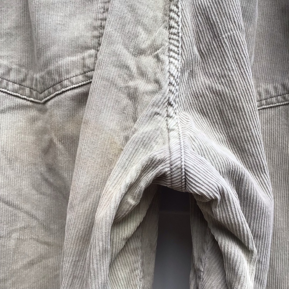 Route 66 Pants Mens Sz 42x30 Beige Corduroy Loose Fit Y2K Vintage Standard Wale - Picture 4 of 15